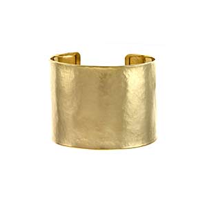 14k yellow gold 47mm wide cuff bracelet
