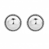 Signature Caviar Circle Earrings